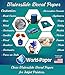 Water Slide Decal Paper Sheets Transparent INKJET WHITE 8.5
