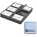 eCost 12 pc SD Foldable Memory Card Case + Microfiber Cloth