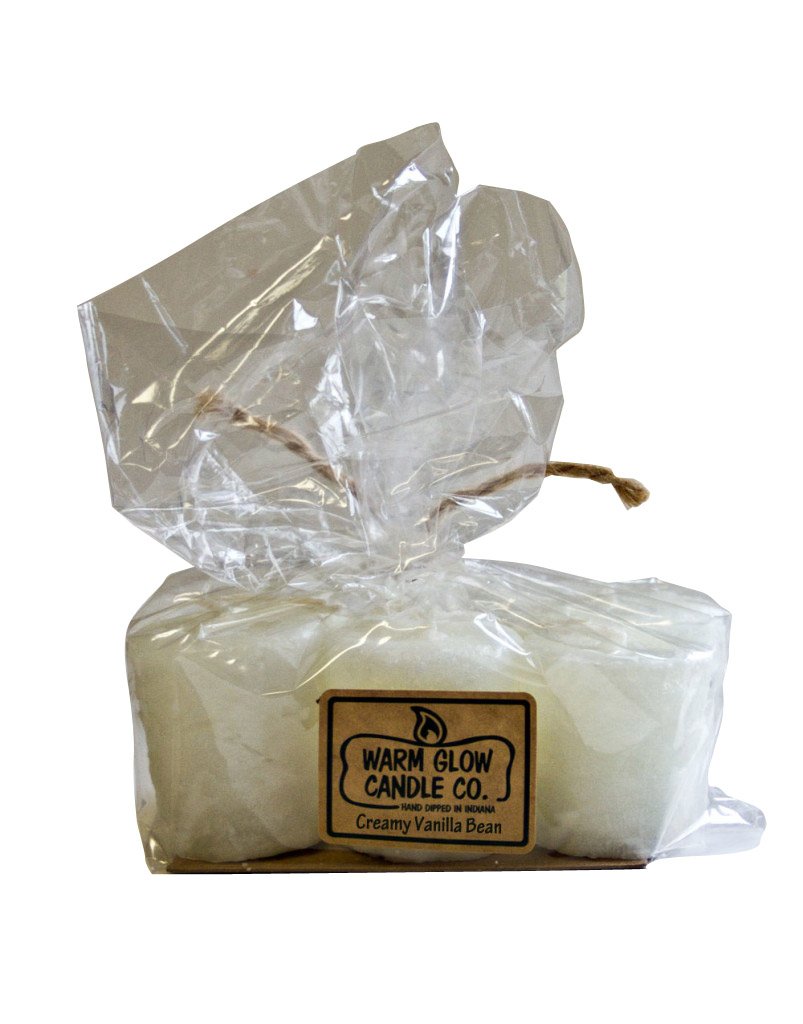 Warm Glow Candle Company Creamy Vanilla Bean 6 Pack Votive