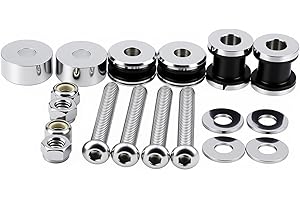 TCMI Motorcycle Sissy Bar Docking Hardware Kit for Harley Touring FLSTC FXSTSB FXSTS FXSTC FLSTF FXST FXSTB FLSTN 1984-2025