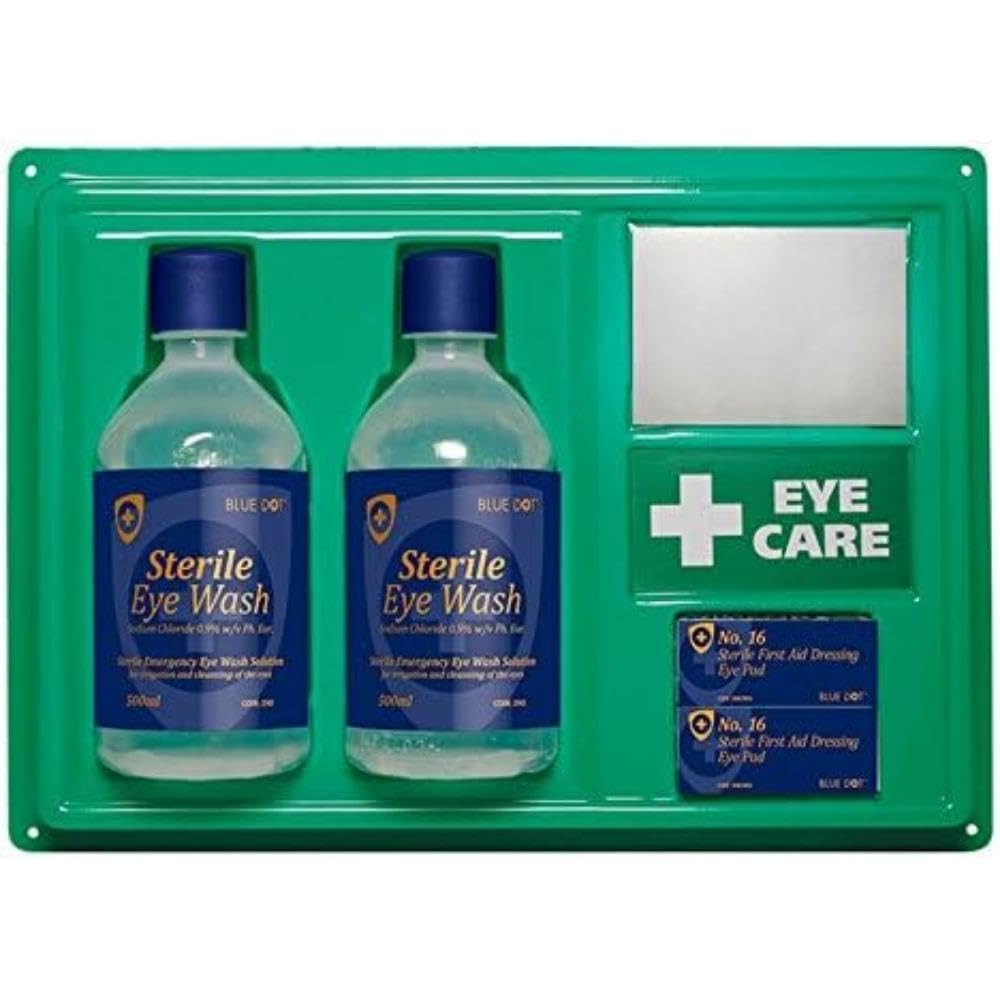 Blue Dot Sterile Eye Care Point Station, Green