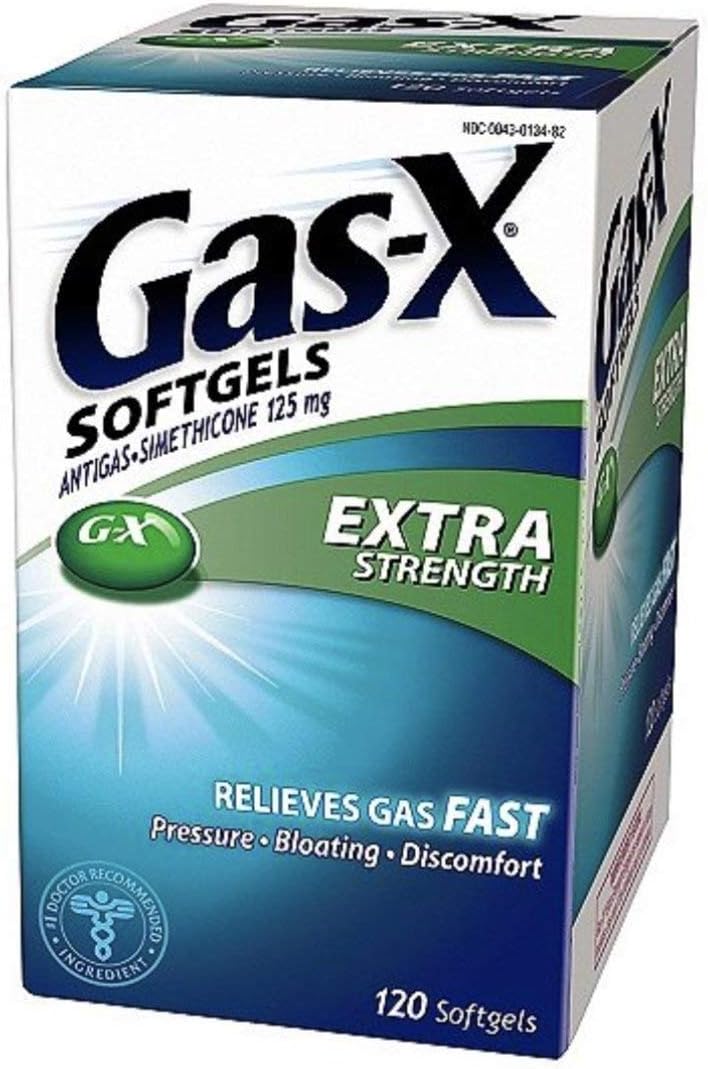 Gas-X Extra Strength Softgels 125 mg (120 ct.): Health & Personal Care