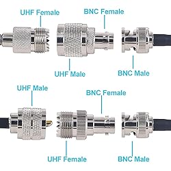 onelinkmore PL259 SO239 to BNC Adapter Kit Coaxial