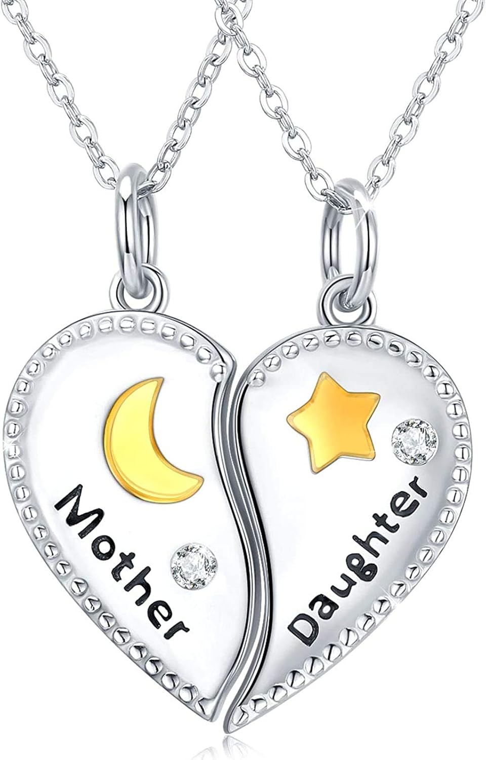 silver daughter necklace
