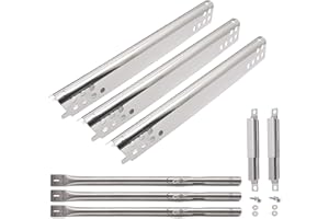 YIMING Grill Replacement Parts for Char-Broil Advantage 3 Burner 463343015, 463340315, 463335115, 463435115, 463436815, 463370015, 463234815. Heat Plates, Carryover Tubes for Charbroil Advantage Grill Parts.