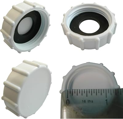 Citystores 32mm Appliance Waste Trap Blanking Cap & Washer 2 Pack for P-Trap