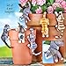 Collections Etc Cute Kitten Planter Pot Hanger Decorations, Set of 6 - Makes a Great Garden Gift for Cat Lovers