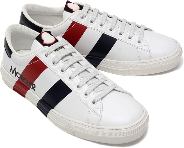 Amazon Moncler モンクレール トリコロールライン スニーカー ホワイト 4m712 01a5u 2 並行輸入品 Moncler モンクレール スニーカー