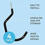 IMPRESA 4 Pack XL Bike Hooks Heavy Duty Garage Storage Wall Ceiling Mount 45kg view 3
