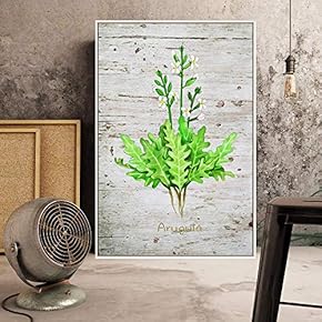 Floating Framed Canvas Wall Art for Living Room, Bedroom Plant Canvas Prints for Home Decoration Ready to Hang - 16x24 inches