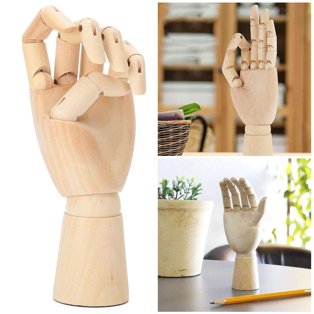 Safe, Durable, Flexible Joints, Wooden Hand Model, Wooden Hand Puppet