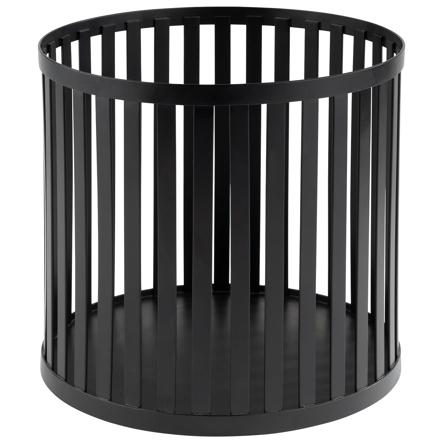 APS 15337 Basket Plus, Storage Basket, Stainless Steel, Black, Diameter 21 cm, Height 20 cm