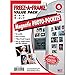 FREEZ-A-FRAME Magnetic Photo Picture Frame, White, Contains Eight 4 x 6 & Four 5 x 7 Frames 12 Pack