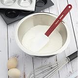Vogue Red Heat Resistant Spoonula Plastic 260C Nonstick Safe 255 mm view 6