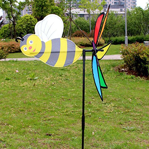 Lvyuanda Animal Colorful Wheel Wind Spinner Windmill - Outdoor Lawn Garden Decor - Decor Your Yard Garden, Random Delivery
