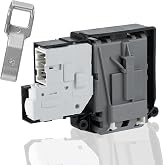 Cykemo EBF61315802 Washer Door Lock Switch with MFG63099101 Strike Assembly | Compatible with LG Kenmore Washing Machine Exact Fit WM3400CW WM3770HVA Door Switch Fixes Door Won't Latch DE1 DE2