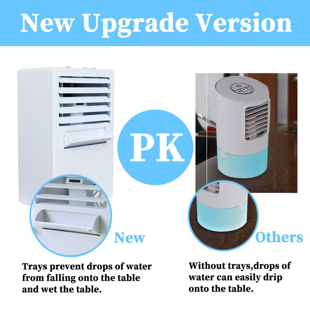 mini fan air cooler with water tray