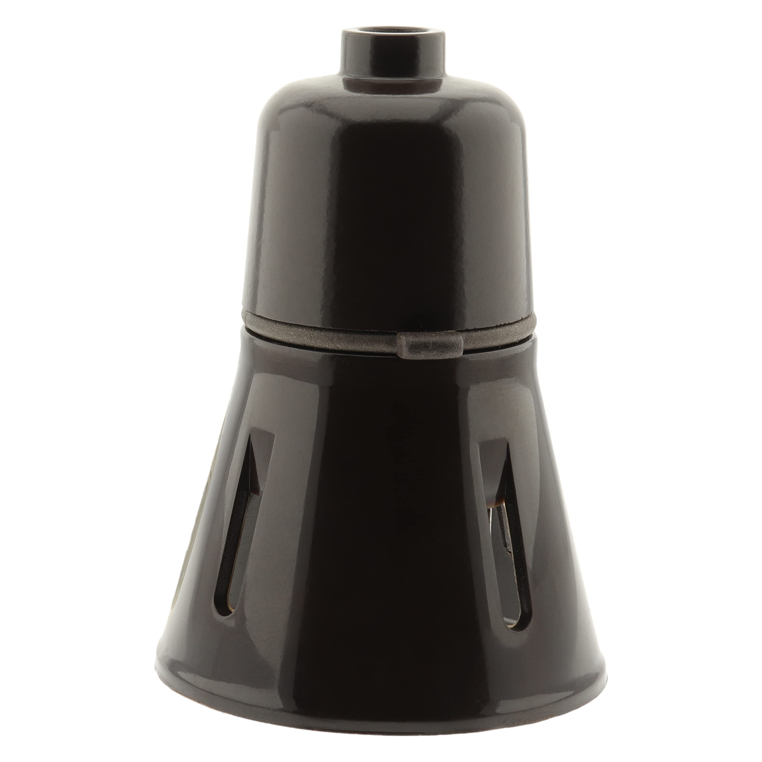 B22 Bakelite Dark Brown Ceiling Light Bracket - Vintage Style Pendant or Ceiling Light Fitting with B22D Bayonet Cap Lampholder