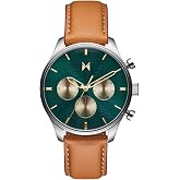 MVMT Men&rsquo;s Airhawk - Pilot Watch - Military Analog Wristwatch - Aviator - Minimalist Water-Resistant 5 ATM/50 Meters Timepiece - Interchangeable Watch Bands - 42mm