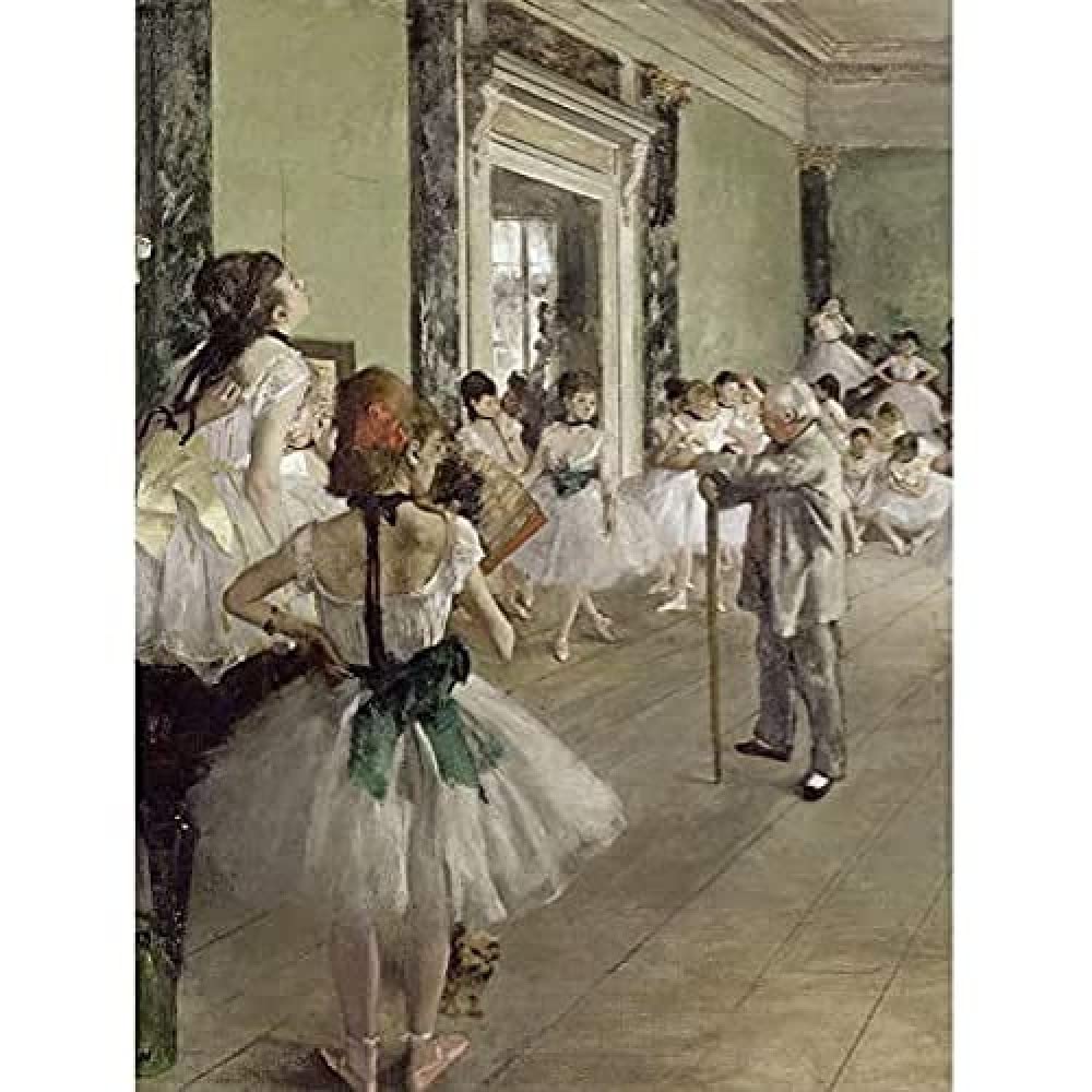 Edgar Degas The Ballet Class Art Print Canvas Premium Wall Decor Poster Mural