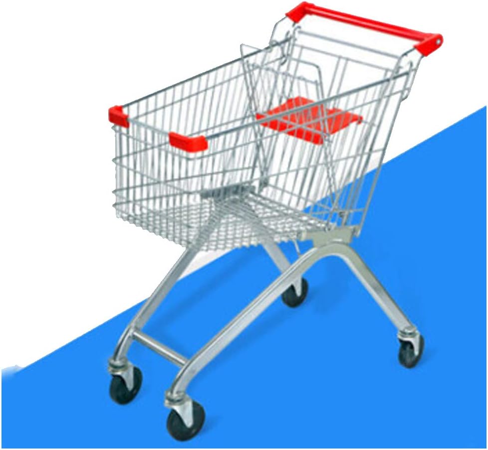 Shopping cart with roller shopping bag reusable cart, supermarket cart trolley household trolley shopping cart convenience store KTV-180L