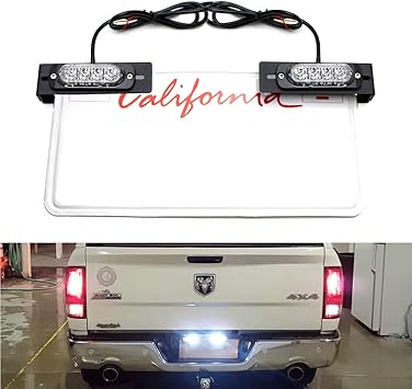 license plate strobe lights