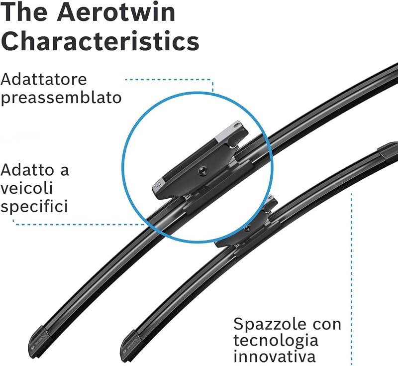Bosch Aerotwin eA 012 S Tergicristalli Anteriori 500 mm / 360 mm