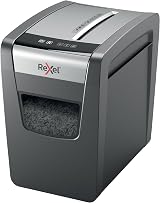 Rexel Momentum X410-SL Slimline Cross Cut Shredder 10-11 Sheets 23L Black view 1
