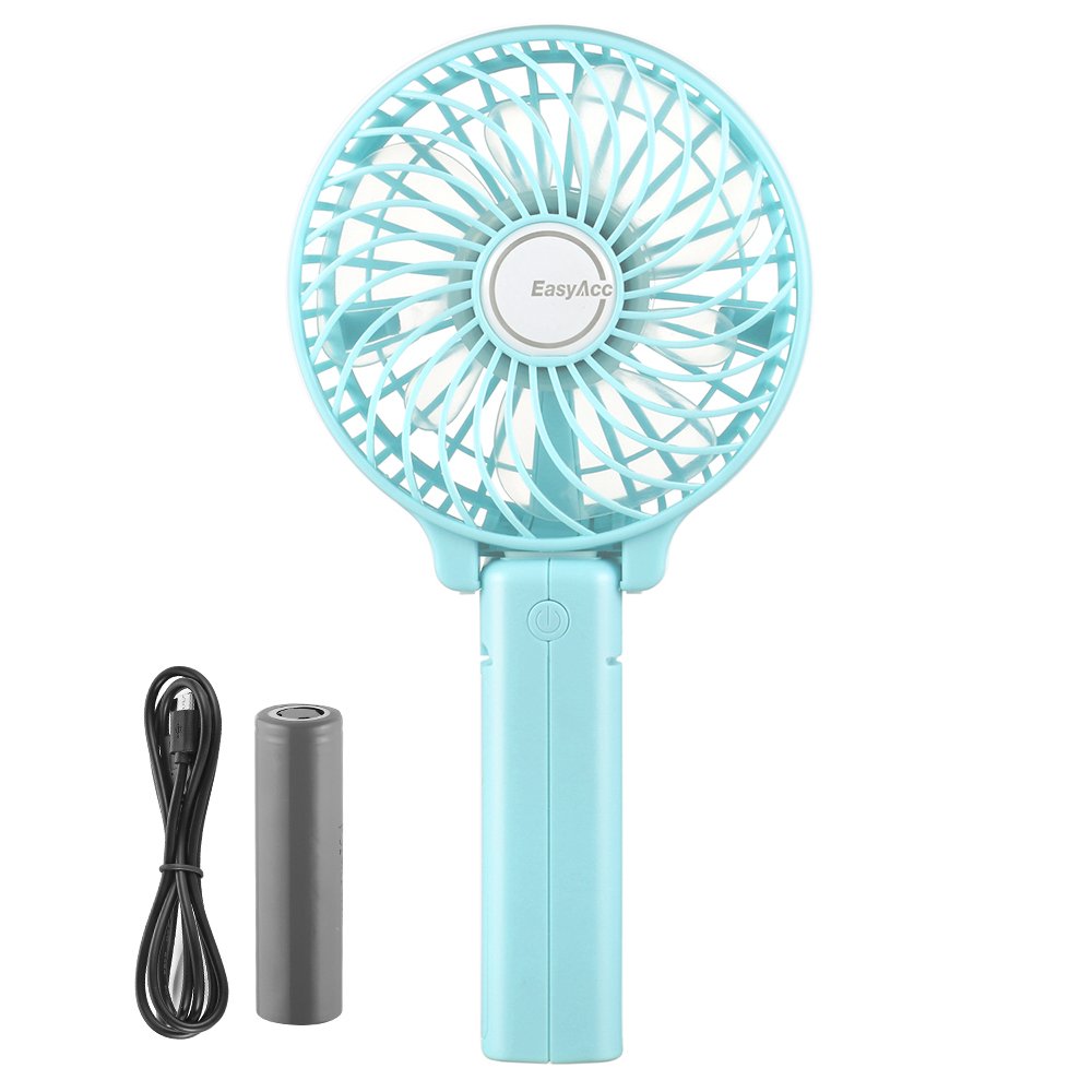 EasyAcc Handheld Electric Mini Portable Outdoor Fan with Rechargeable