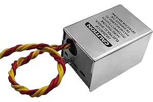 FENLUQI 40003916-026 Power Replacement Head, for Honeywell V8043e1012 Zone Valve, 40004850-001 (Lid Model) 2-Way 4-Wire Normally Closed 24Vac 50/60Hz Leads with End Switch (Connection=18" Leads)