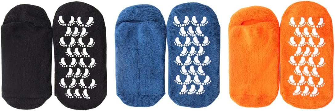 Xiyadun Toddler Kids Non Skid Gripper Socks Cotton Floor Socks Packs