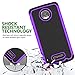 MOTO Z Droid Case,ANLI(TM)[Shock Absorption] Drop Protection Hybrid Dual Layer Armor Defender Protective Case Cover for Motorola Moto Z Droid Edition[Not fit for Moto Z Force Droid] Purple