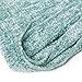 DOZZZ Fluffy Chenille Knitted Throw Blanket with Decorative Fringe for Home Décor Bed Sofa Couch Chair Aqua