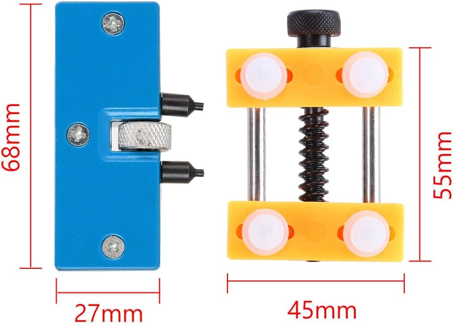 Dowswin Watch Back Remover Tool Watch Adjustable Opener Back Case Press Closer Remover Repair Watch Case Back Opener Repair Remover Holder Tool: Home Improvement