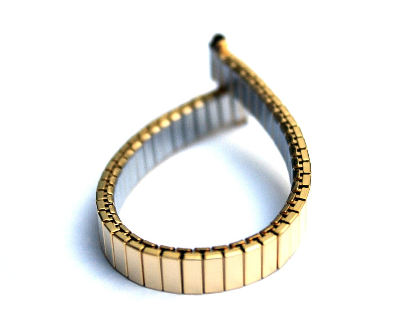 Cheap Timex Ultra Flex Expansion Stretch Watchband Gold Tone Fits 8mm