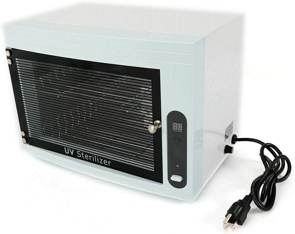 UV Ozone Sterilizer Disinfection Cabinet Manicure Tools Towel Equipment with LED Display & 3 Timer Settings YM-9002 for Living Room