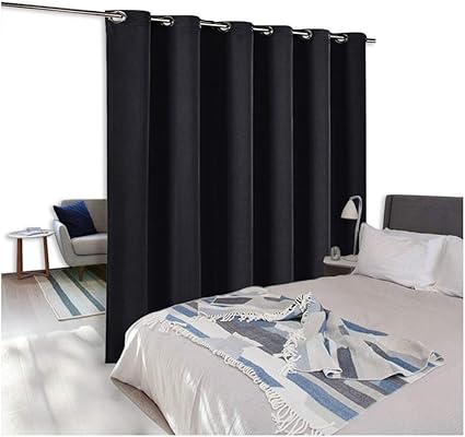 Nicetown Commercial Room Divider Curtain Extra Long Grommet Top
