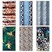 b.m.c BMC 6pk Flower Animal Print Multifunctional Seamless Head Bandana Scarf Wrap