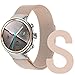 ZENWATCH 3 Band,Oitom premium Woven Milanse loop stainless steel watch band strap for ASUS ZENWATCH 3 Smart Fitness Watch(Rose Gold Small 5.50