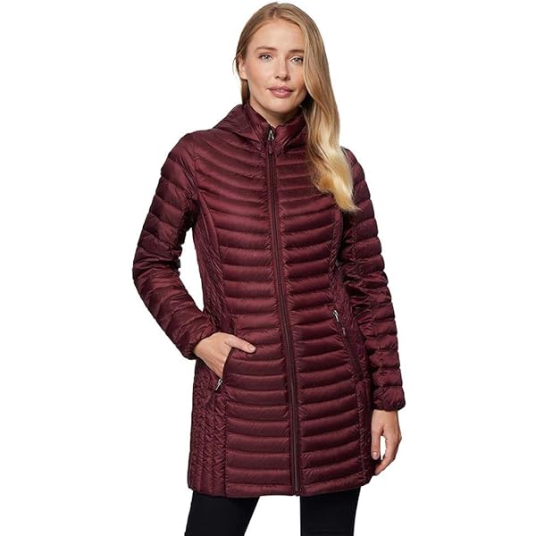 Amazon.com: 32 Degrees Women's Ultra-Light Packable Down 3/4 Long Puffer  Jacket, Bourgogne, X-Small : Clothing, Shoes u0026 Jewelry