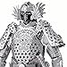PES 3D Metal Art Metal Works 3D Laser Cut Models Warrior's Armor Silver