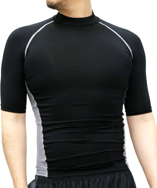 Amazon Body Toughness アンダーシャツ メンズ コンプレッション スポーツインナー ブランド 速乾 消臭 Uv 2color L ブラック コンプレッショントップス 通販
