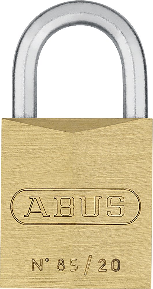 ABUS 02504 22mm Long Shackle Service Brass Padlock with 135 Alike Keyed