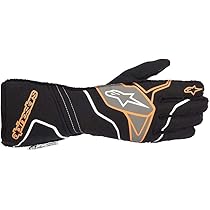 Amazon.com: Alpinestars TECH-1 ZX V2 GLV SFI - Black ONG