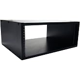 Gator Cases Content Creator Series Wooden Studio Rack Case with 15.25" Rackable Depth, 4U (GR-STUDIO-4U)