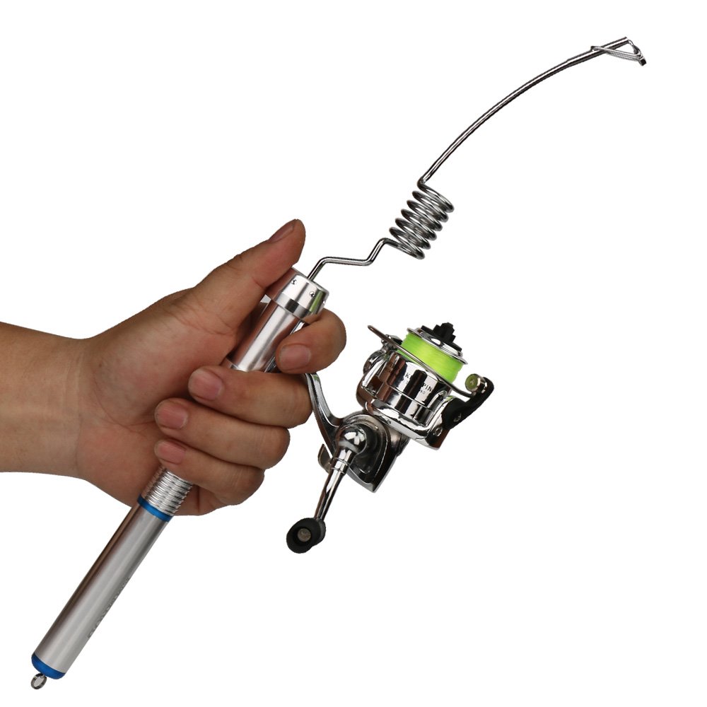 Wheel投げキャスト釣りラインリール組み合わせ Emmrod Ultra Short氷釣りロッド竹釣りロッドアルミ合金ハンドル釣りロッドとミニ100メタルspinning B07d353k86 ロッド リールセット 日本未発売