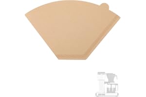100pcs Coffee Filters for Technivorm Moccamaster Maker, Cone Coffee Filter Paper No 4 Compatible with Technivorm Moccamaster 