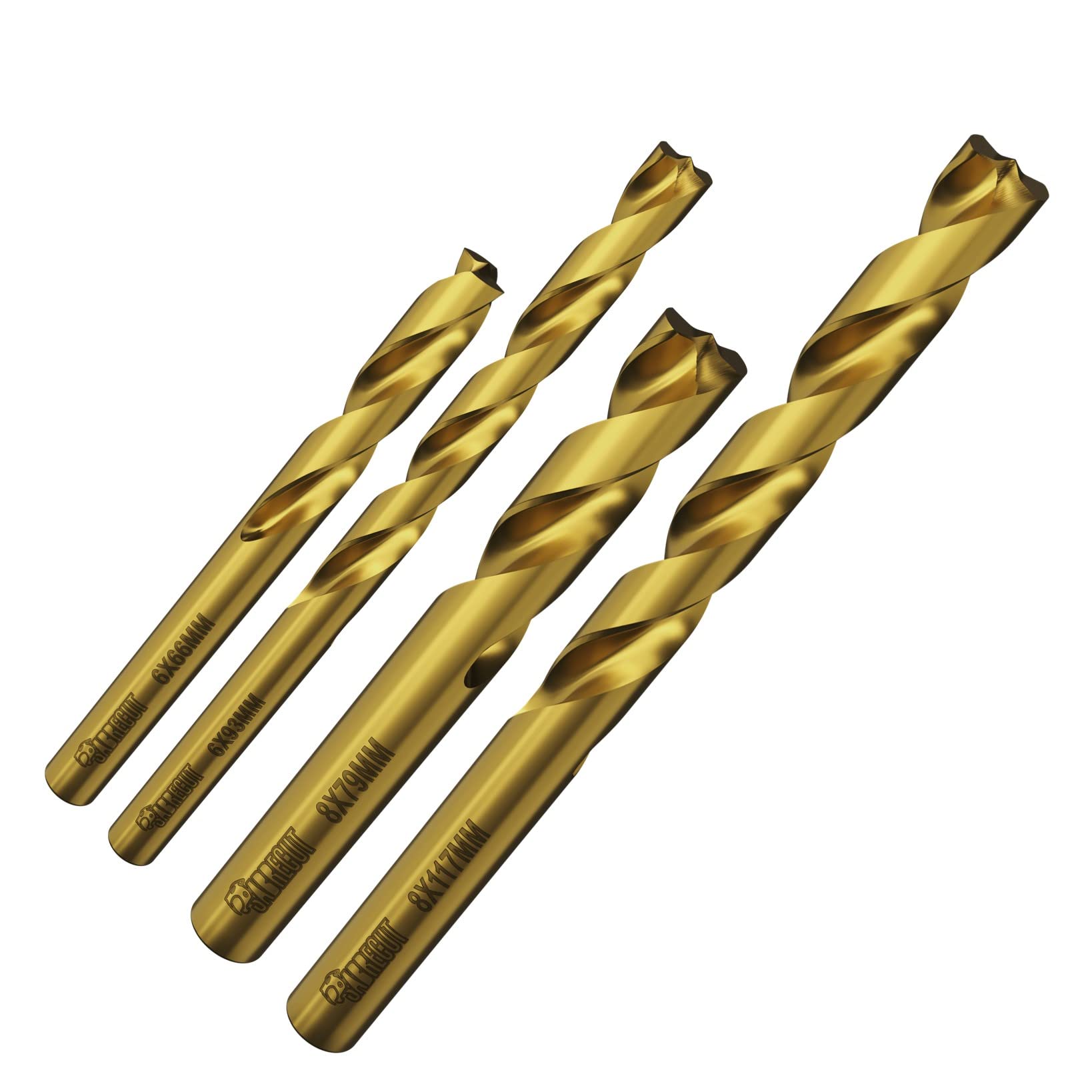4 x SabreCut SCCSDK01 6mm and 8mm HSS Cobalt M35 High Performance Long Life Spot Weld Drill Welder Remover Cutter Drill Bits with Self Cantering Tip for Separating Spot Welded Panels