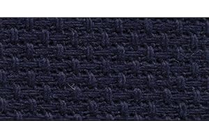 DMC Classic Reserve Gold Label Aida Fabric Box - 14 Count - 15"X18" (Navy)