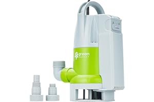 G GREEN EXPERT Green Expert 1/2HP Submersible Sump Pump Built-in Float Switch High Flow 3000GPH Easy to Remove Water from Pools Hot Tub Garden Pond Backyard Backup Drainage Pump 25-Foot Power Cord